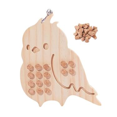 Imagem de Generic Brinquedo de mastigação de pássaros, brinquedo de, gaiola de pássaros, de atividade de brinquedo suspenso para papagaios pequenos, formato de pintinho