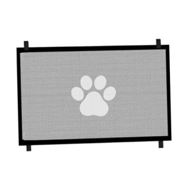 Imagem de WeiLaiKeQi Cerca para cachorros, portão para animais de estimação, barreira, divisor de quarto, malha portátil, portão para cães, escadas de jardim, pátio, estilo D