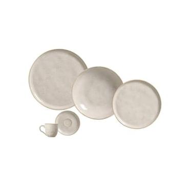 Imagem de Aparelho de Jantar 30 Peças Porto Brasil Cerâmica Bio Latte - Bege