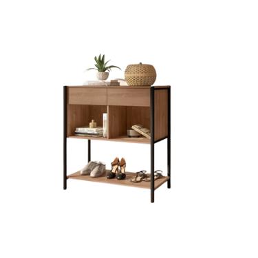 Imagem de Comoda Decorativa Sevilha 2 Gavetas Preto Demolição - Montanaris Decor