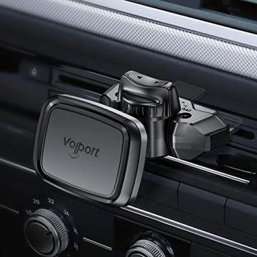 Imagem de volport Suporte magnético para carro com compartimento de CD, suporte universal para leitor de CD 360 para qualquer celular, mini tablets, GPS, iPhone 14 plus 13 12 11 Pro Max Mini Series, Samsung,