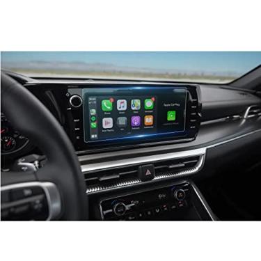 Imagem de MBSIX Protetor de tela de vidro temperado compatível com tela sensível ao toque KIA K5 2022-2024 de 10,25 polegadas, transparente HD, resistente a arranhões, antirreflexo, protegendo a tela K5 de