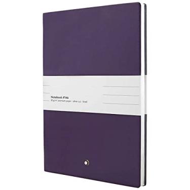 Imagem de Montblanc Caderno 116515 Papelaria Fina #146 Roxo – Diário de Capa Macia Elegante – Caderno forrado com encadernação de couro – A5