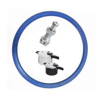 Imagem de Kit de Reparo para Panela de Pressão, Borracha e Pino Central, Compatível com Nigro Eterna