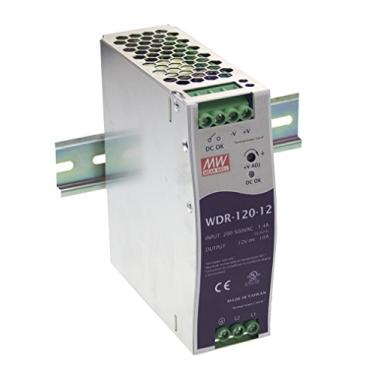Imagem de Mean Well WDR-120-24 Fonte de alimentação industrial DIN, saída única 24 VDC, 5 A, 120 W