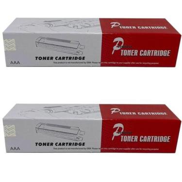 Imagem de Kit 2 Toner CF217A 17A para impressora laserjet M130FN M130FW M130NW M