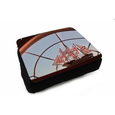 Imagem de Almofada Bandeja para Notebook Laptop Navio Veleiro - Deluzz