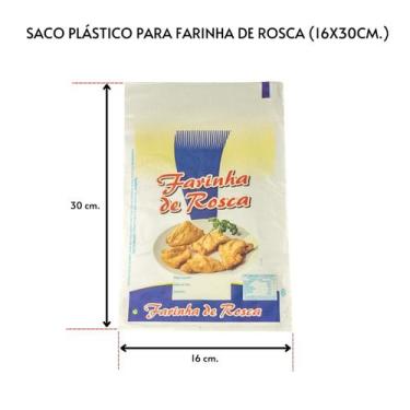 Imagem de Saco plástico para farinha de rosca 16x30cm. com 100 un. - TAMAROZZI E