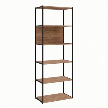 Imagem de Estante Shelf Ameixa e Preta 173 cm - GEBBWEB