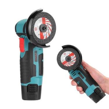 Imagem de Esmerilhadeira Portatil Angular Serra Lixadeira Sem Fio Polimento Cort