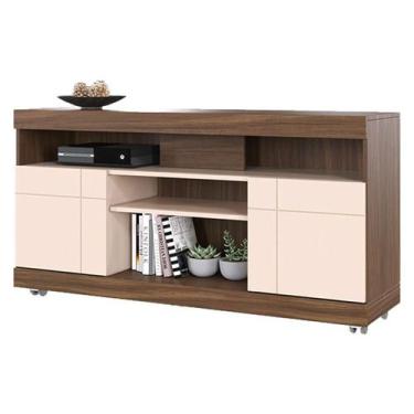 Imagem de Rack Bancada Yara Nogueira Real Off White  Colibri, Nogueira Real e Of