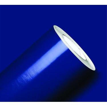Imagem de Adesivo Vinil Envelopamento Móveis Vidro Fogão Azul Marinho 7,5m X 50c