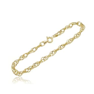 Imagem de Pulseira Feminina Balão Duplo Reforçada Ouro 18k 750 - Thile Jóias