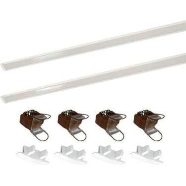 Imagem de Perfil Embutir Led 25X7mm Branco 2X1m Gesso Incorporato ilunato