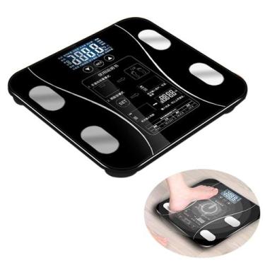 Imagem de Balança Corporal Bioimpedância 180kl Bluetooth App P/celular - CORREIA