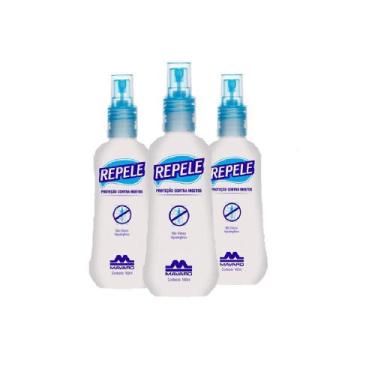 Imagem de Repelente Contra Insetos Mavaro 160ML kit com 3
