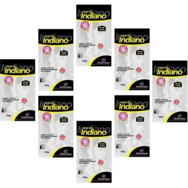 Imagem de Hene em Gel Divina Dama Indiano 180gr Preto Forte (Preto Azulado) Pouc