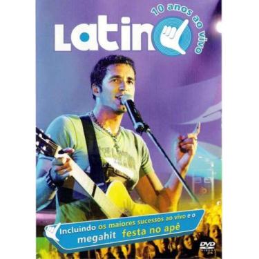 Imagem de DVD Latino 10 Anos ao Vivo Incluindo Festa no Apê - EMI