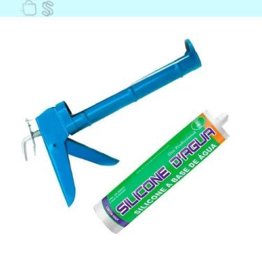 Imagem de Selante Acrílico Branco Preenche Fissura Trinca E Aplicador Branca - S