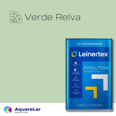 Imagem de Evolution Acrílico Leinertex Fosco 18L, VERDE RELVA