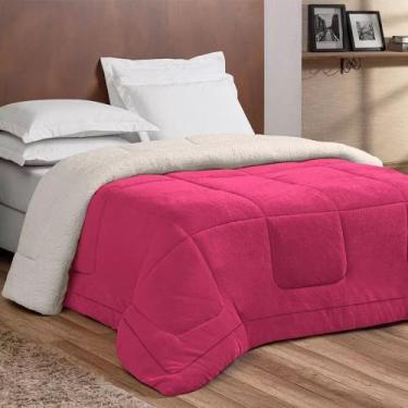 Imagem de Coberdrom Sherpa Solteiro - Várias Cores - Luck Baby, PINK