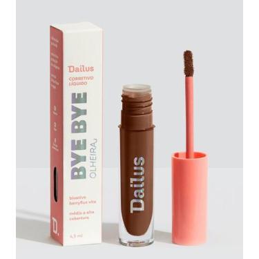 Imagem de Corretivo Líquido Dailus Bye Bye Olheira 4,5ml Lançamento, D12-Escuro