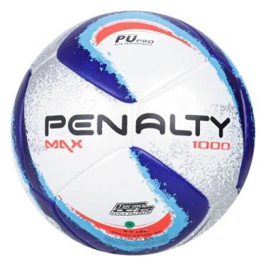 Imagem de Bola de Futsal Penalty Max 1000 XXIV, Branco, Azul