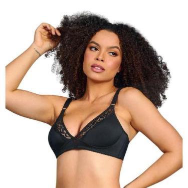 Imagem de Sutiã Sustentação Duloren 121577 Microfibra, Preto, G