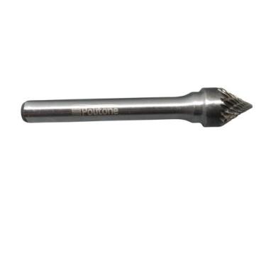 Imagem de Lima/Fresa MD Cônica 60º Duplo Corte - Politone, Ø10x8mmx53 haste 6mm