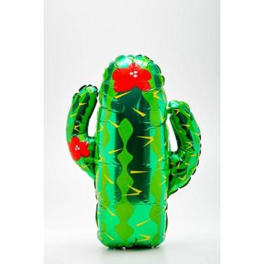 Imagem de Balão Metalizado Cacto - Festas e Fantasias