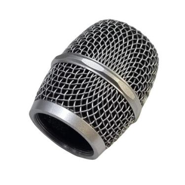 Imagem de Globo Microfone Rosca 31.5mm Altura 58.5 Prata E8 Hook - Ronsani