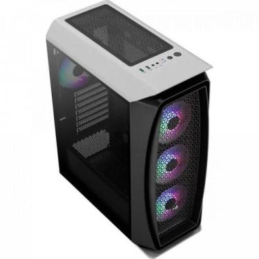 Imagem de Gabinete Gamer MID Tower RGB Aero ONE FROST Branco Aerocool