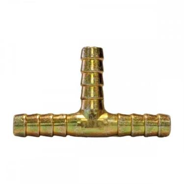 Imagem de Emenda Mangueira De Ar Garden Zamac Te 5/16'' 10161E, Zamac é uma liga