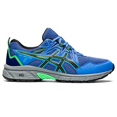 Imagem de ASICS Tênis de corrida masculino Gel-Venture 8, Costa Azul/Folha Nova, 44