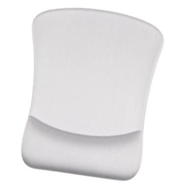 Imagem de BaotyJie Mousepad para computador Base de PU Mouse Pad Mouse Pad de mesa Teclado Acessório portátil Ergonômico Antiderrapante para laptop Escritório em casa, Cinza