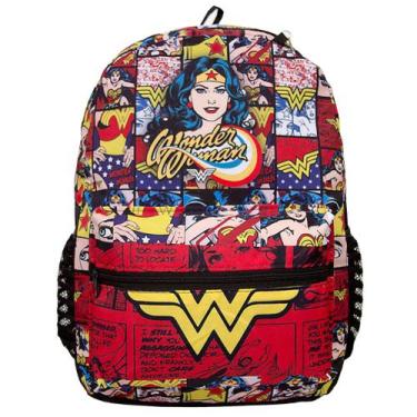 Imagem de Bolsa Escola Menina Wonder Woman Reforçada Toys 2U
