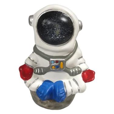 Imagem de Cofre Cofrinho Astronauta - Enfeite Decorativo Decorado - HP Decor 
