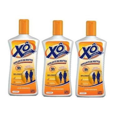 Imagem de Kit 3x Repelente Xô Inseto Loção 15%  200Ml - Cimed