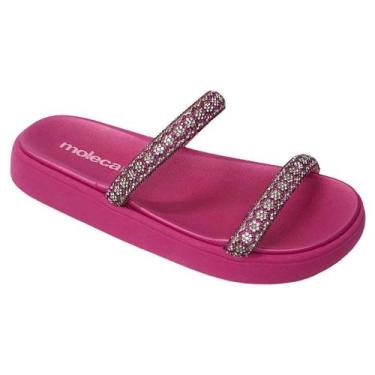 Imagem de Tamanco Moleca Papete Strass 5469.118 Pink