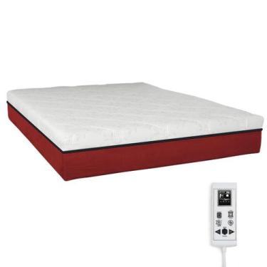 Imagem de Colchão Magnético Massageador - Eco Master - Eco New, Bordo, Casal