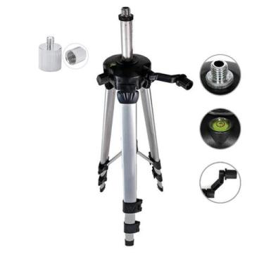 Imagem de Tripe Prof Para Nível Laser E Câmera + Adaptador 5/8 - 1/4 - Valle Too