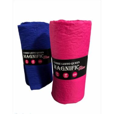 Imagem de Cobre leito 1 Peça Casal Queen Slin Liso Ultrassônico - LuckBabyStore,
