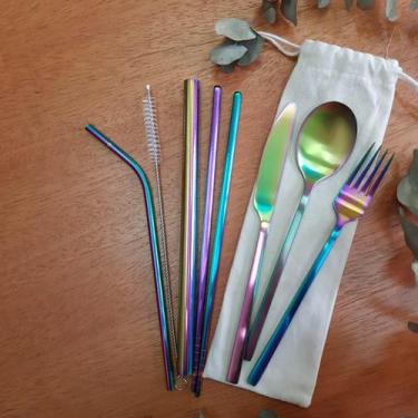 Imagem de Kit de inox 8 em 1 (shake 12mm) - CAN.U.DO, Rainbow