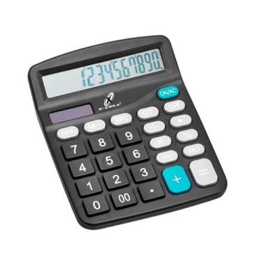 Imagem de Calculadora eletronica 12 digitos a pilha  14,5x12cm - BAZZI