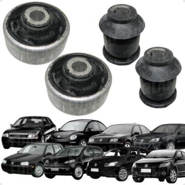 Imagem de 04 Bucha Bandeja Gol Voyage Saveiro G5 G6 G7 Up Golf Bora A3 - LG FURL