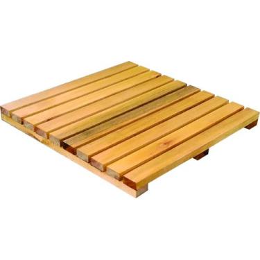 Imagem de Deck De Madeira Piscina Box Banheiro Capacho 80x75 cm Pintado NeonX, V