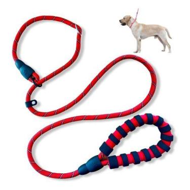 Imagem de Guia Coleira Adestramento Unificada para adestramento Cães Cachorro 1,