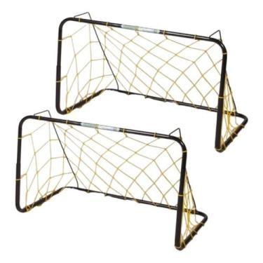 Imagem de Kit com 2 Traves de Ferrode Futebol brinquedo Infantil dia das criança
