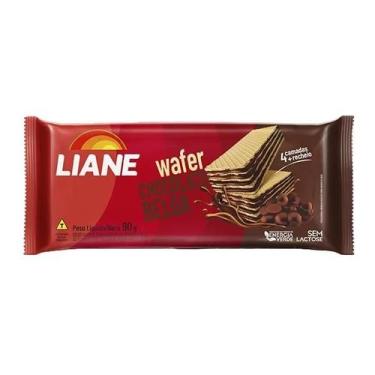 Imagem de Biscoito Wafer Chocolate Belga Sem Lactose Liane 115g