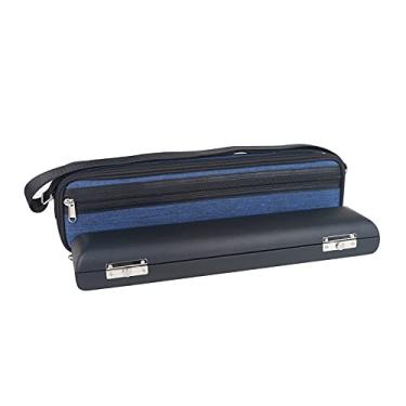 Imagem de Newmind Estojo para flauta com 17 furos à prova d'água acolchoado bolsa de transporte, capa interna de couro macio + bolsa de tecido Oxford impermeável
